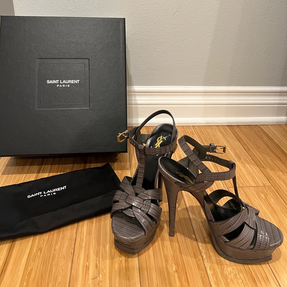 YSL Tributes!!! Great condition and super cool leather!!